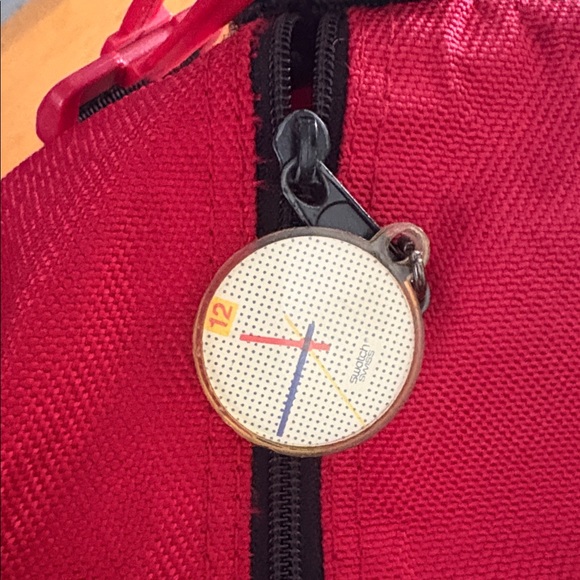 Vintage 90’s Swatch Watch Duffel Bag with Clock Face - Picture 4 of 8